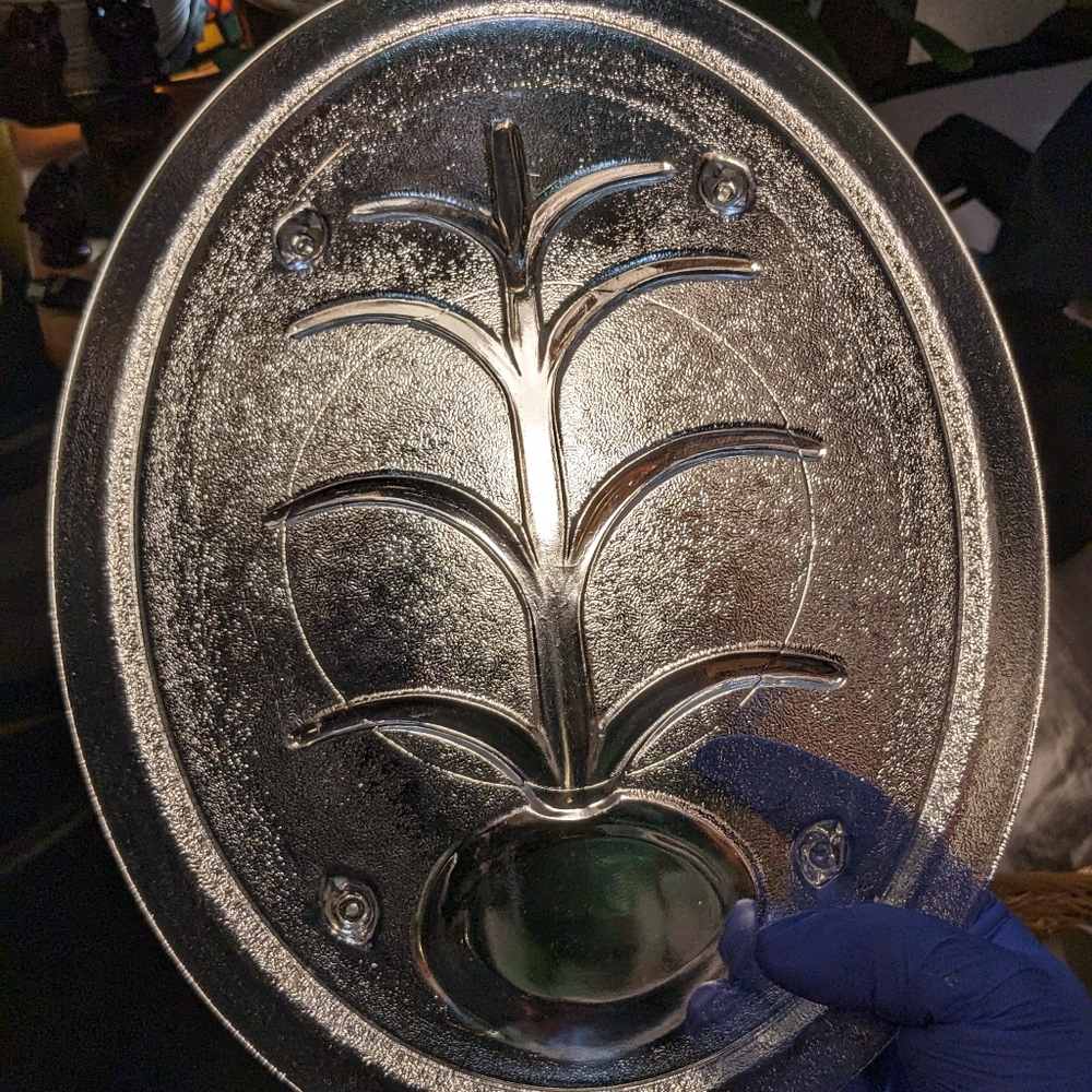 Vintage Inland Glass MCM Serving Platter.